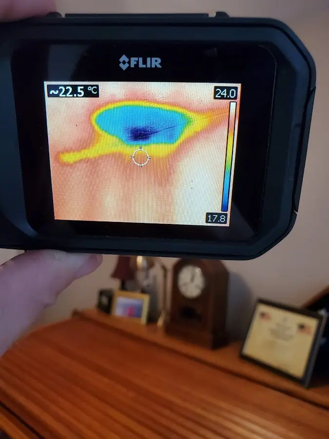 Thermal imaging inspection for water damage in Ephraim