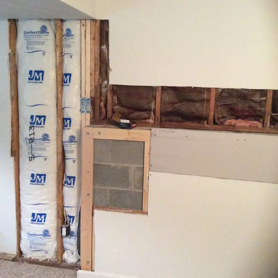 Wall insulation replacement during Contents Cleaning & Restoration in Ephraim